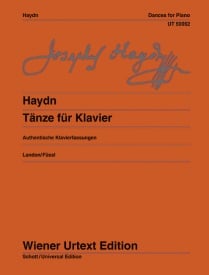 Haydn: Dances Hob. IX:3, 8, 11, 12 for Piano published by Wiener Urtext